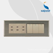 SAIP/SAIPWELL Zertifiziertes neues Design hochqualitativ hochwertig 10a Hausschalter Socket Outlet